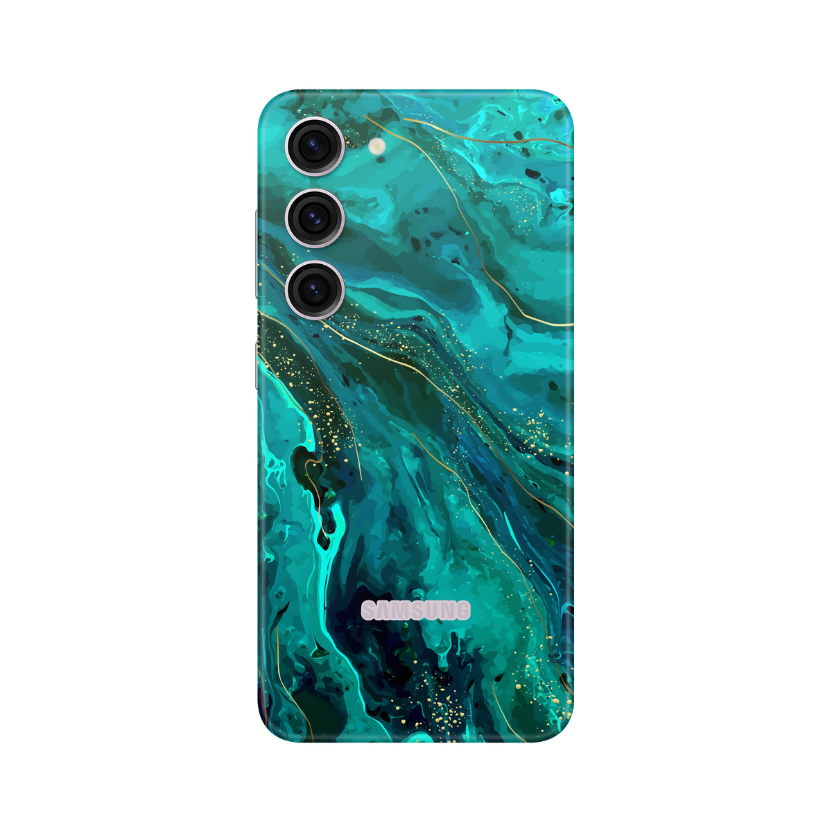 Folie de protectie pentru Samsung Galaxy S23, eSkins Signature, Skin Celestial Lagoon