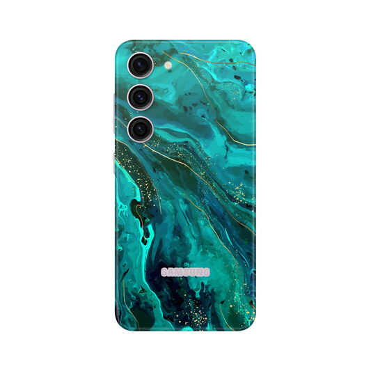 Folie de protectie pentru Samsung Galaxy S23, eSkins Signature, Skin Celestial Lagoon
