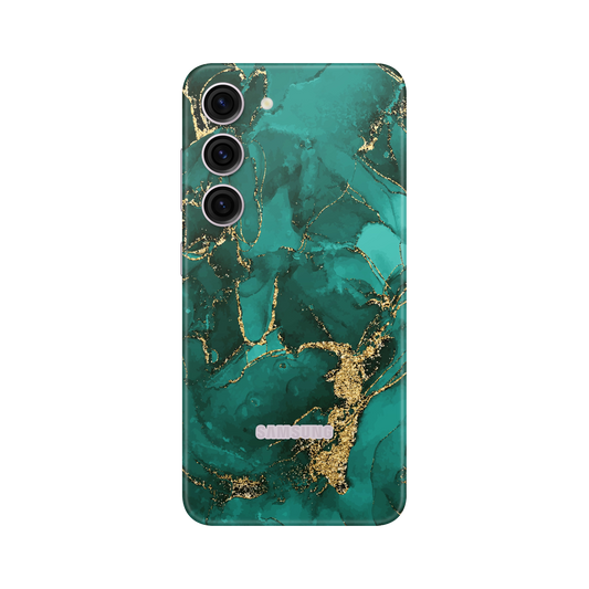 Folie de protectie pentru Samsung Galaxy S23, eSkins Signature, Skin Ethereal Green