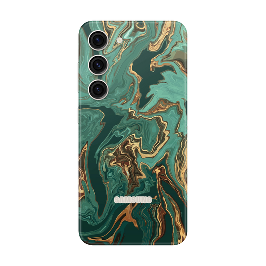 Folie de protectie pentru Samsung Galaxy S23 FE, eSkins Signature, Skin Emerald Flow
