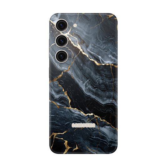 Folie de protectie pentru Samsung Galaxy S23 FE, eSkins Signature, Skin Gilded Abyss