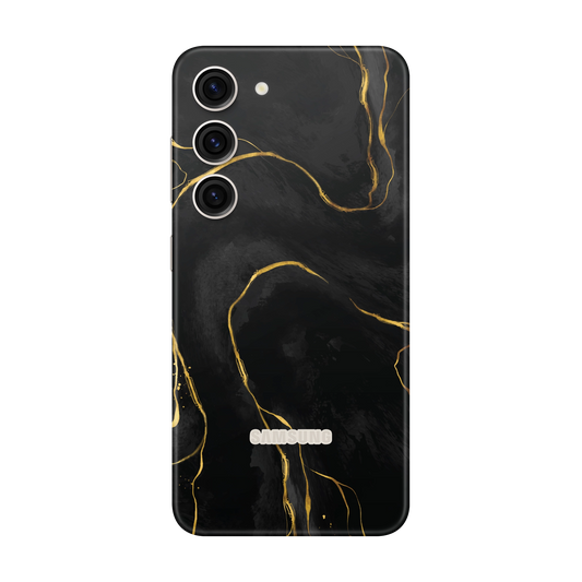 Folie de protectie pentru Samsung Galaxy S23 FE, eSkins Signature, Skin Golden Onyx