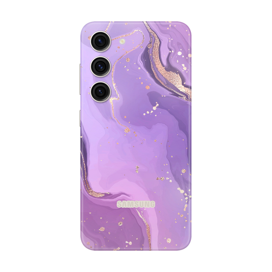 Folie de protectie pentru Samsung Galaxy S23 FE, eSkins Signature, Skin Lavender Swirl