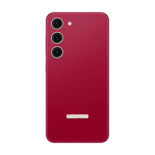 Folie de protectie pentru Samsung Galaxy S23 FE, eSkins Unique, Skin Mat Rosu