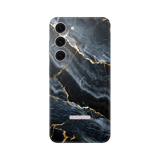 Folie de protectie pentru Samsung Galaxy S23, eSkins Signature, Skin Gilded Abyss