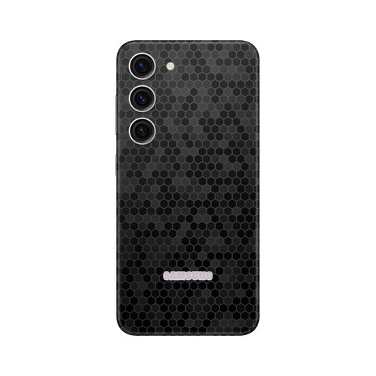 Skin Samsung Galaxy S23, Honeycomb 3D Black