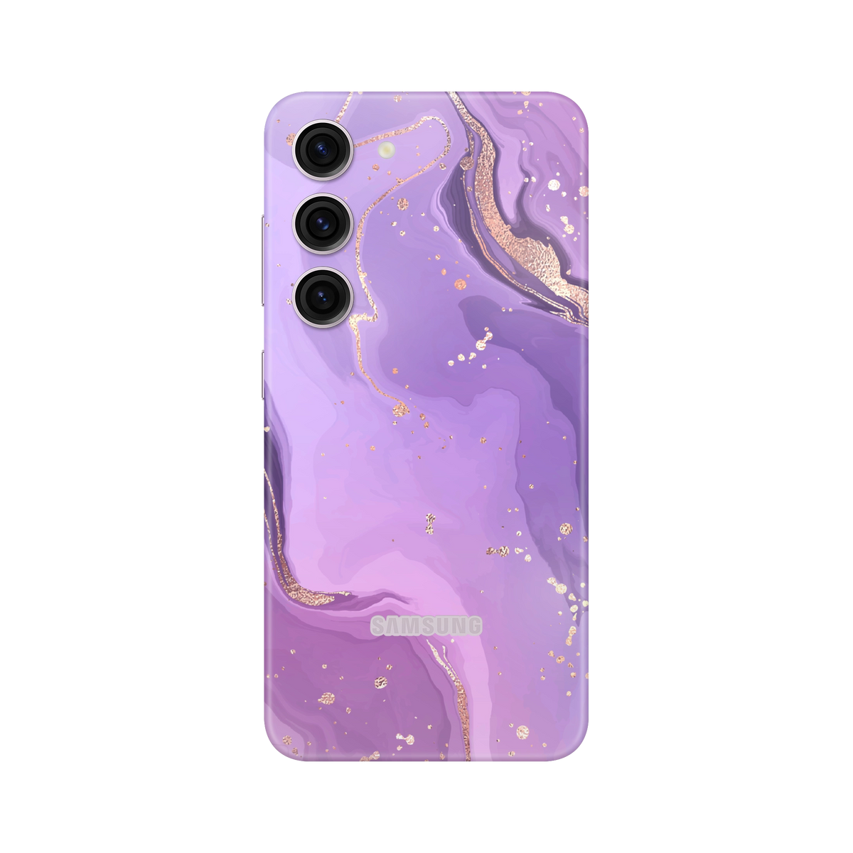 Folie de protectie pentru Samsung Galaxy S23, eSkins Signature, Skin Lavender Swirl