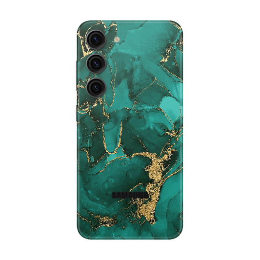 Folie de protectie pentru Samsung Galaxy S23 Plus, eSkins Signature, Skin Ethereal Green