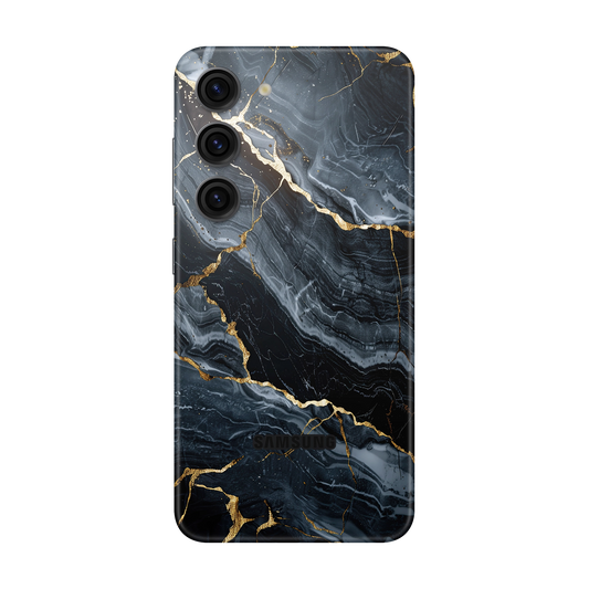 Folie de protectie pentru Samsung Galaxy S23 Plus, eSkins Signature, Skin Gilded Abyss
