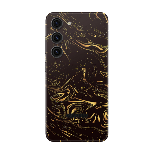 Folie de protectie pentru Samsung Galaxy S23 Plus, eSkins Signature, Skin Golden Noir