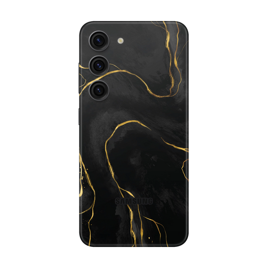 Folie de protectie pentru Samsung Galaxy S23 Plus, eSkins Signature, Skin Golden Onyx
