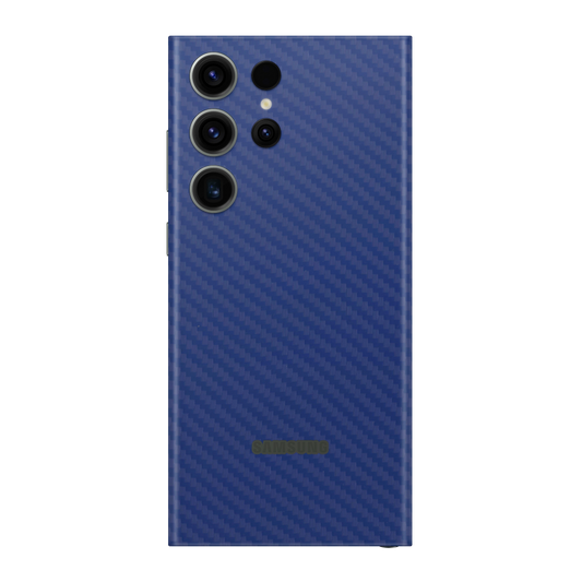 Skin Samsung Galaxy S23 Ultra, Carbon 3D Blue