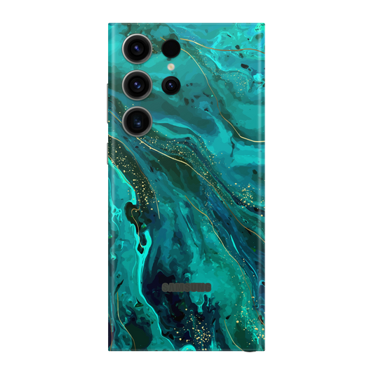 Folie de protectie pentru Samsung Galaxy S23 Ultra, eSkins Signature, Skin Celestial Lagoon