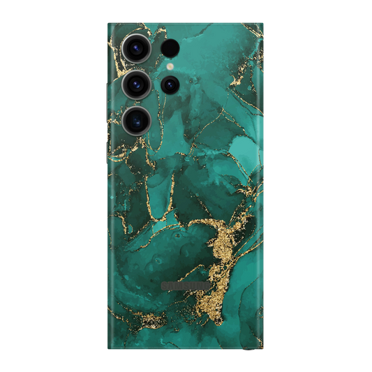 Folie de protectie pentru Samsung Galaxy S23 Ultra, eSkins Signature, Skin Ethereal Green