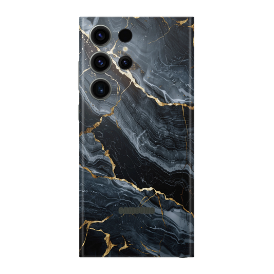 Folie de protectie pentru Samsung Galaxy S23 Ultra, eSkins Signature, Skin Gilded Abyss