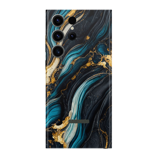 Folie de protectie pentru Samsung Galaxy S23 Ultra, eSkins Signature, Skin Mystic Ocean