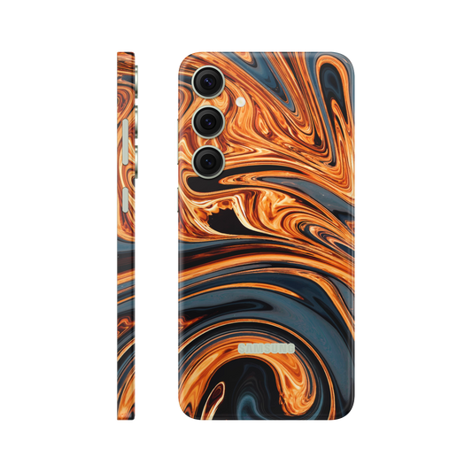 Folie de protectie pentru Samsung Galaxy S24, eSkins Signature, Skin Amber Blaze