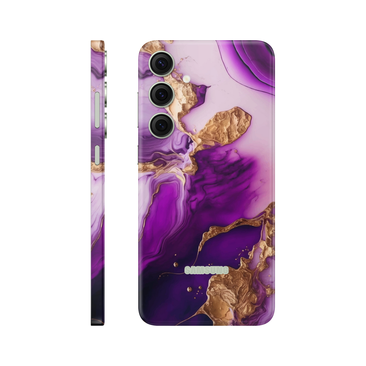 Folie de protectie pentru Samsung Galaxy S24, eSkins Signature, Skin Amethyst Dream