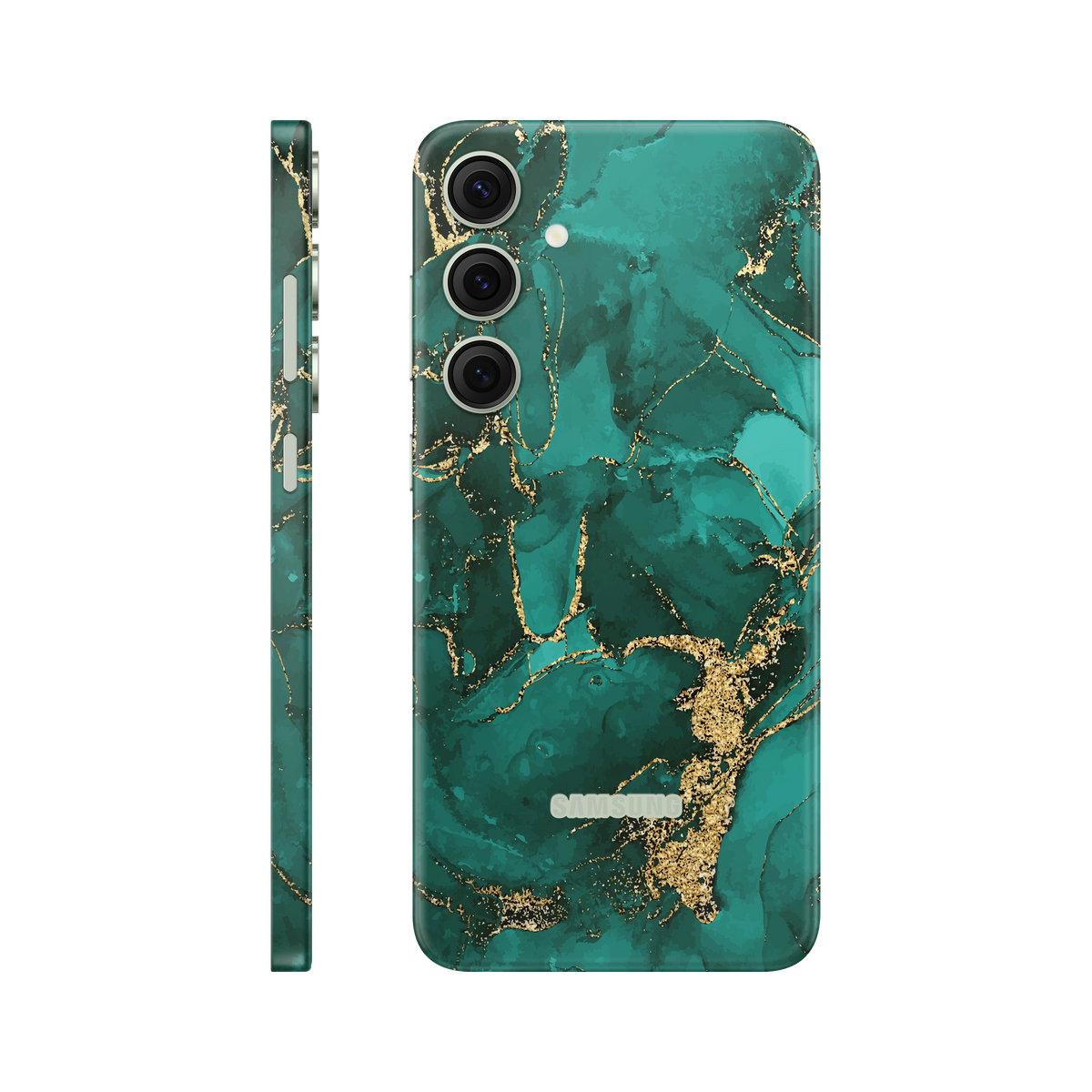 Folie de protectie pentru Samsung Galaxy S24, eSkins Signature, Skin Ethereal Green