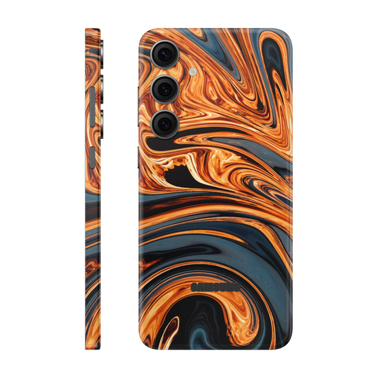 Folie de protectie pentru Samsung Galaxy S24 FE, eSkins Signature, Skin Amber Blaze
