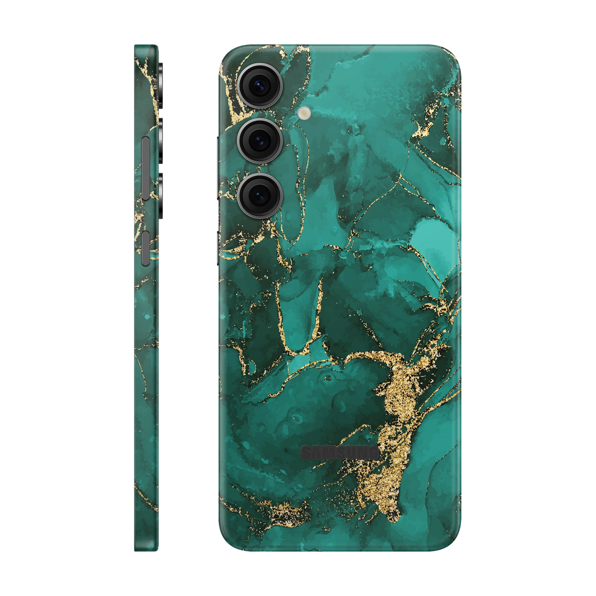 Folie de protectie pentru Samsung Galaxy S24 FE, eSkins Signature, Skin Ethereal Green
