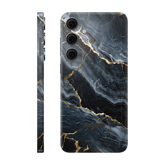 Folie de protectie pentru Samsung Galaxy S24 FE, eSkins Signature, Skin Gilded Abyss