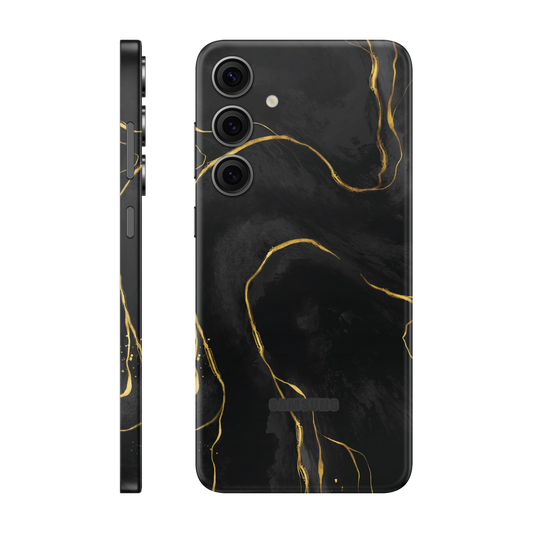 Folie de protectie pentru Samsung Galaxy S24 FE, eSkins Signature, Skin Golden Onyx