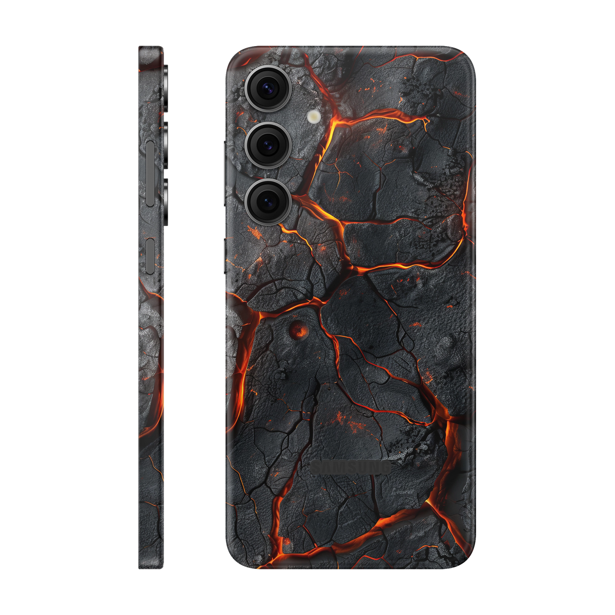 Folie de protectie pentru Samsung Galaxy S24 FE, eSkins Signature, Skin Inferno Crust