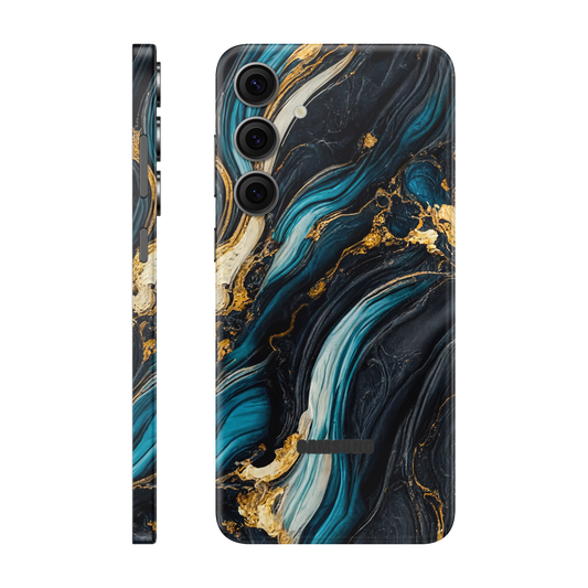 Folie de protectie pentru Samsung Galaxy S24 FE, eSkins Signature, Skin Mystic Ocean