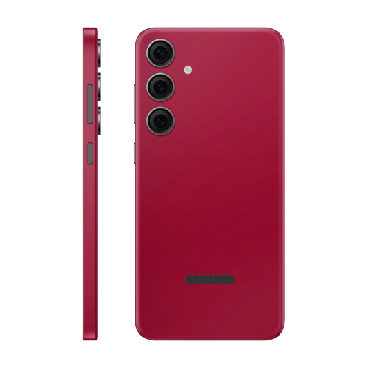 Folie de protectie pentru Samsung Galaxy S24 FE, eSkins Unique, Skin Mat Rosu