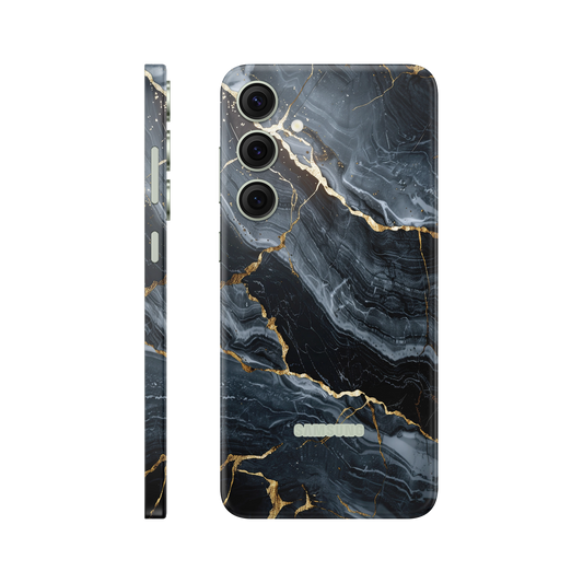 Folie de protectie pentru Samsung Galaxy S24, eSkins Signature, Skin Gilded Abyss
