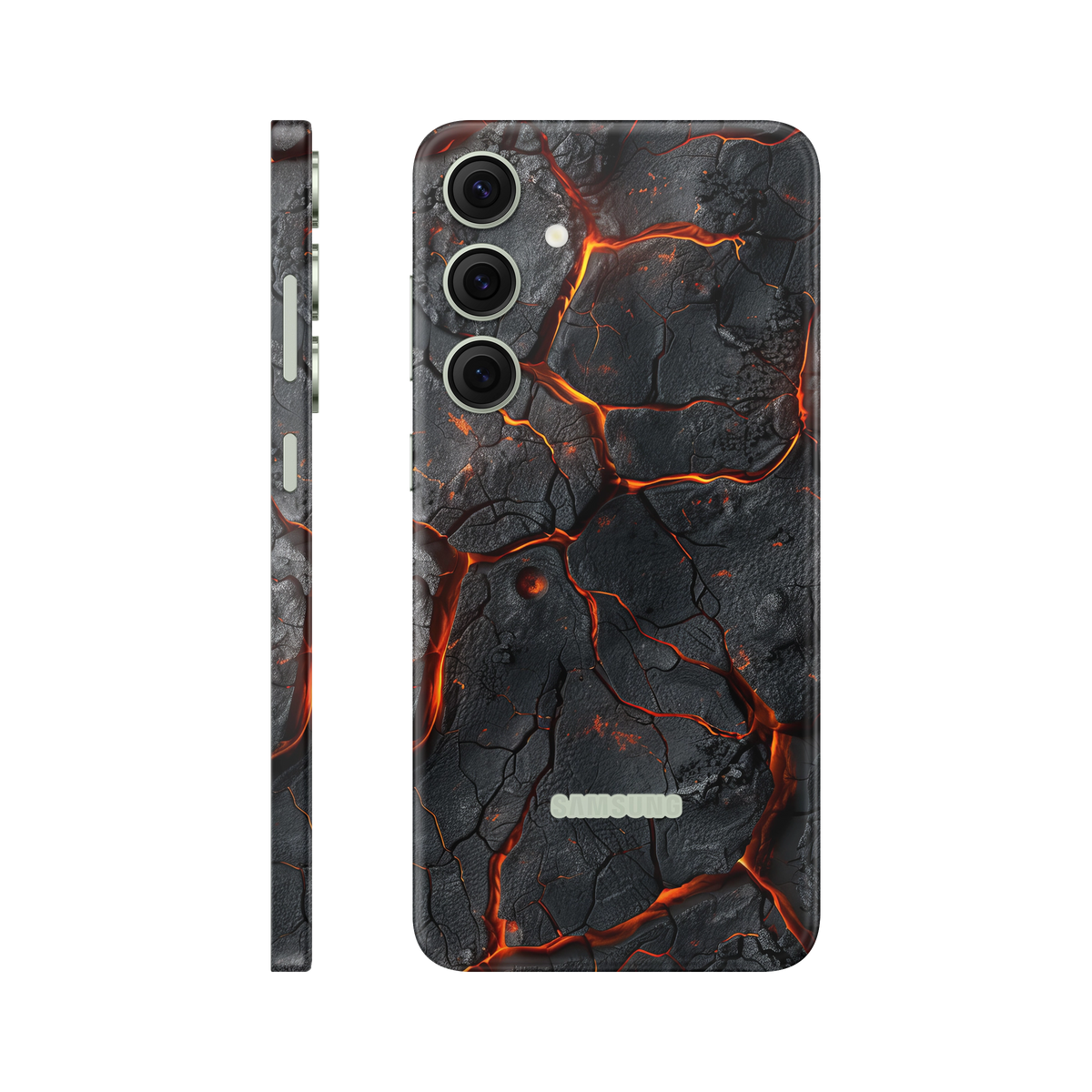 Folie de protectie pentru Samsung Galaxy S24, eSkins Signature, Skin Inferno Crust