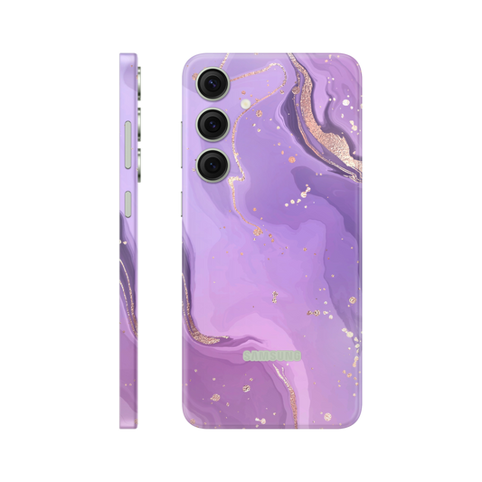 Folie de protectie pentru Samsung Galaxy S24, eSkins Signature, Skin Lavender Swirl