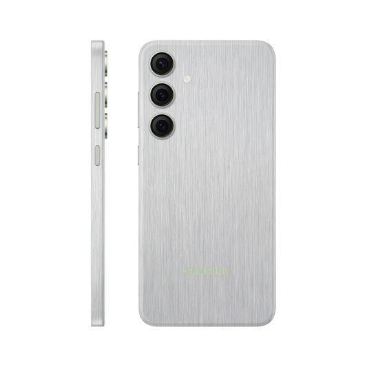 Folie de protectie pentru Samsung Galaxy S24, eSkins Elegans, Skin Metalic Gri