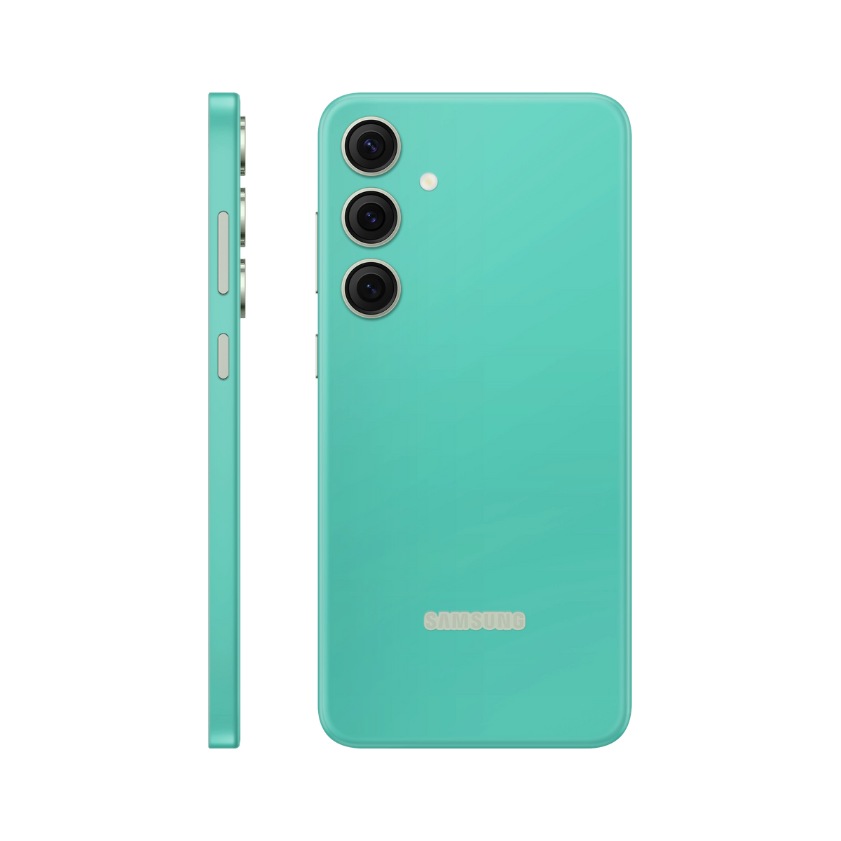 Folie de protectie pentru Samsung Galaxy S24, eSkins Unique, Skin Mat Verde Menta