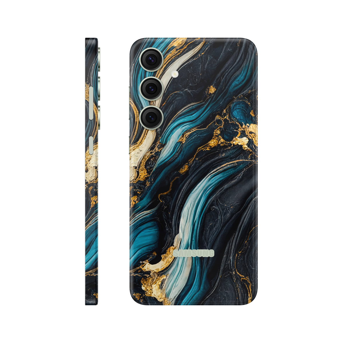 Folie de protectie pentru Samsung Galaxy S24, eSkins Signature, Skin Mystic Ocean