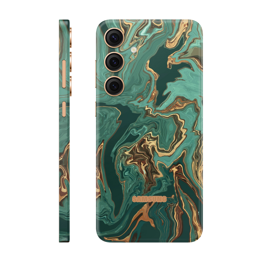 Folie de protectie pentru Samsung Galaxy S24 Plus, eSkins Signature, Skin Emerald Flow