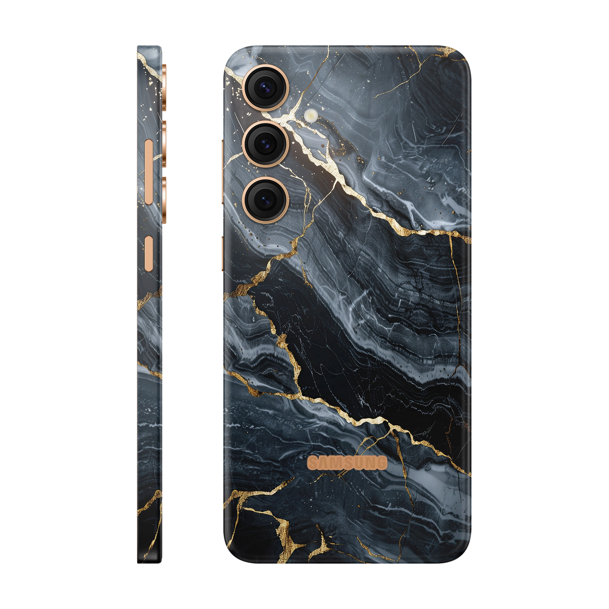 Folie de protectie pentru Samsung Galaxy S24 Plus, eSkins Signature, Skin Gilded Abyss