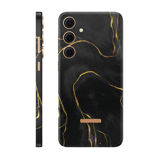Folie de protectie pentru Samsung Galaxy S24 Plus, eSkins Signature, Skin Golden Onyx