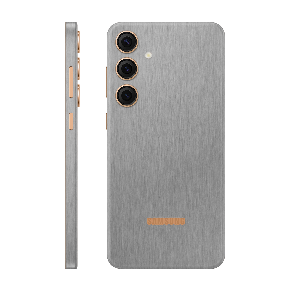 Folie de protectie pentru Samsung Galaxy S24 Plus, eSkins Elegans, Skin Metalic Grafit
