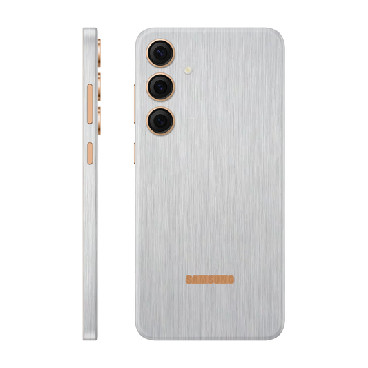Folie de protectie pentru Samsung Galaxy S24 Plus, eSkins Elegans, Skin Metalic Gri