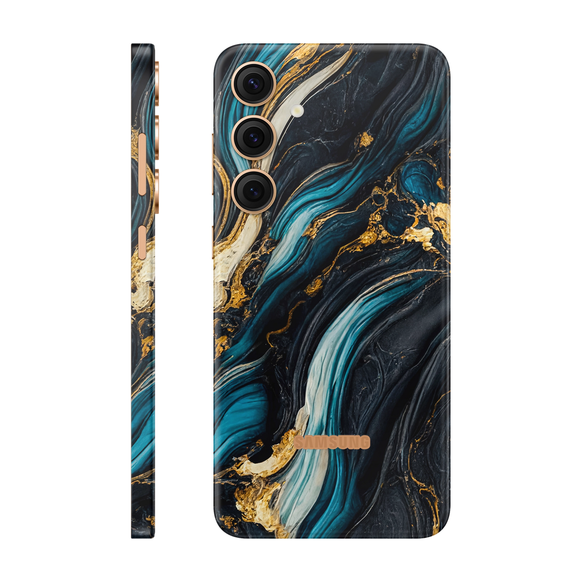 Folie de protectie pentru Samsung Galaxy S24 Plus, eSkins Signature, Skin Mystic Ocean