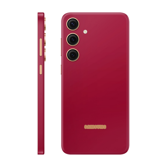 Folie de protectie pentru Samsung Galaxy S24 Plus, eSkins Unique, Skin Mat Rosu