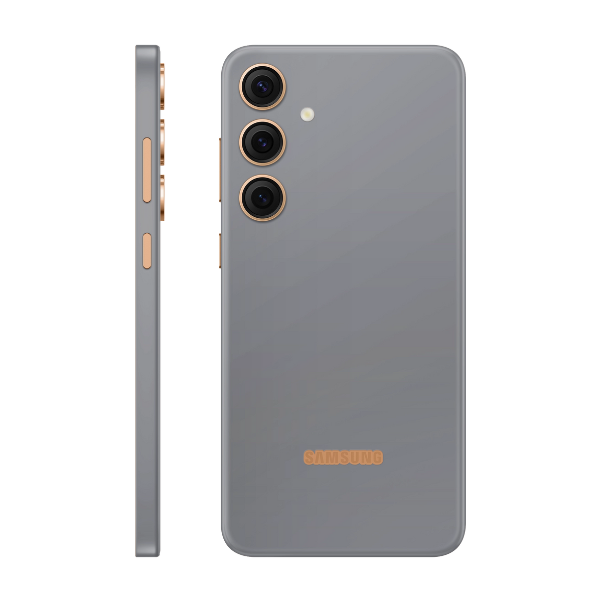 Folie de protectie pentru Samsung Galaxy S24 Plus, eSkins Unique, Skin Mat Gri