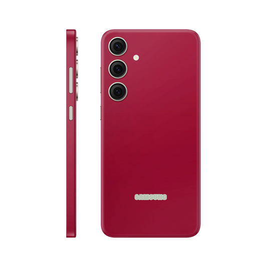Folie de protectie pentru Samsung Galaxy S24, eSkins Unique, Skin Mat Rosu