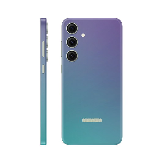 Folie de protectie pentru Samsung Galaxy S24, eSkins Unique, Skin Cameleon Turcoaz-Lavanda