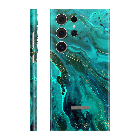 Folie de protectie pentru Samsung Galaxy S24 Ultra, eSkins Signature, Skin Celestial Lagoon