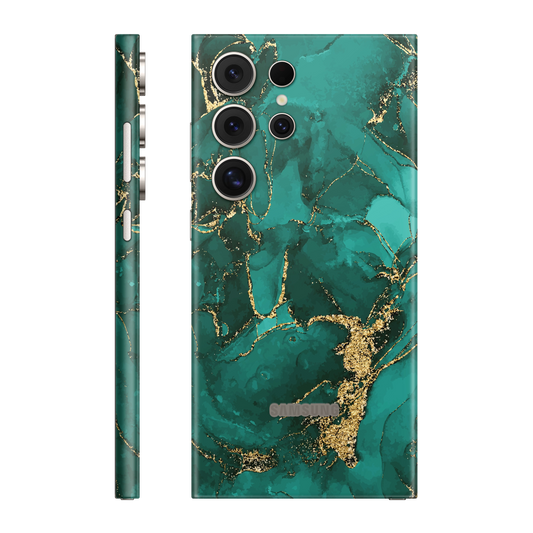 Folie de protectie pentru Samsung Galaxy S24 Ultra, eSkins Signature, Skin Ethereal Green