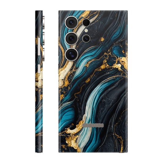 Folie de protectie pentru Samsung Galaxy S24 Ultra, eSkins Signature, Skin Mystic Ocean