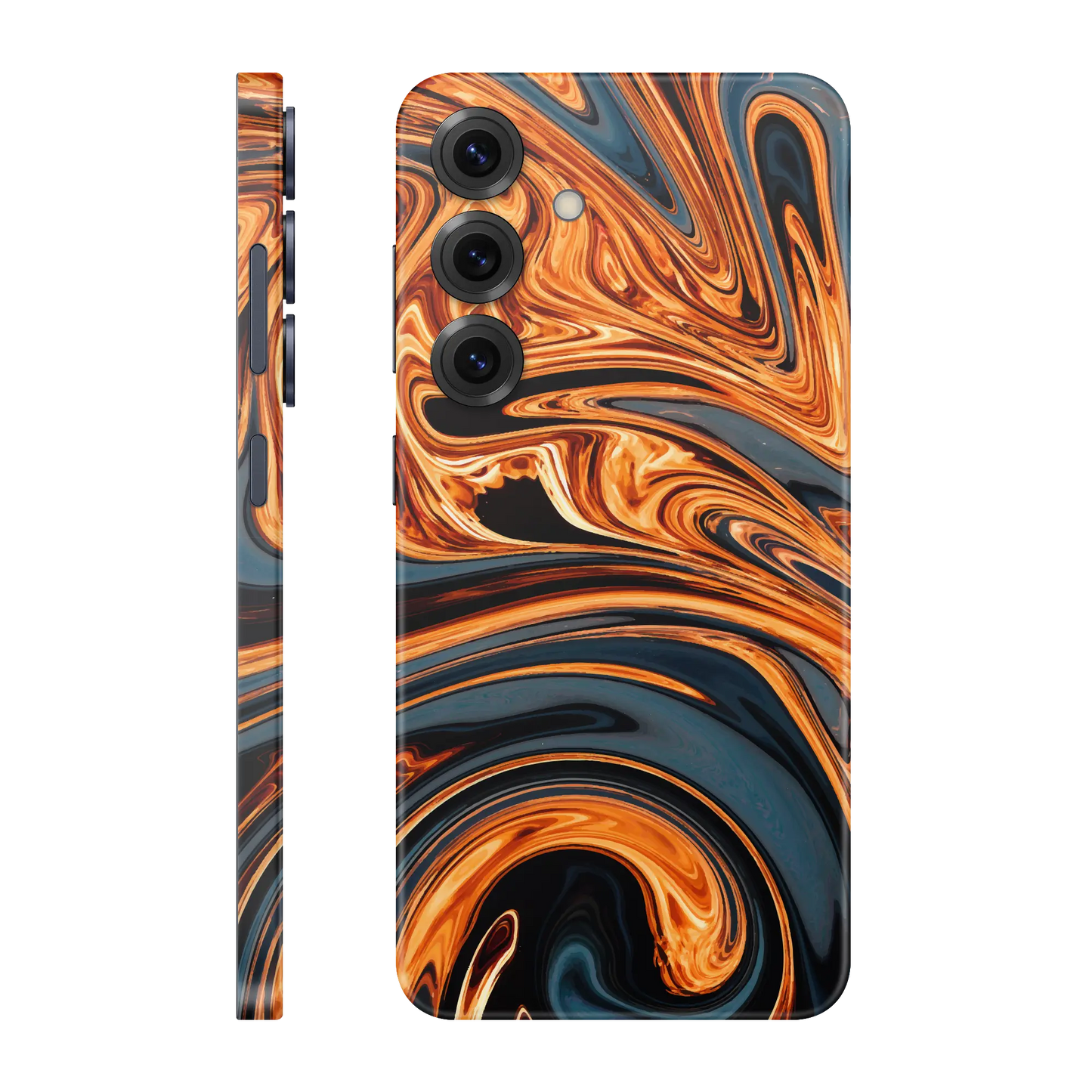 Folie de protectie Samsung Galaxy S25 FE, eSkins Signature, Skin Amber Blaze